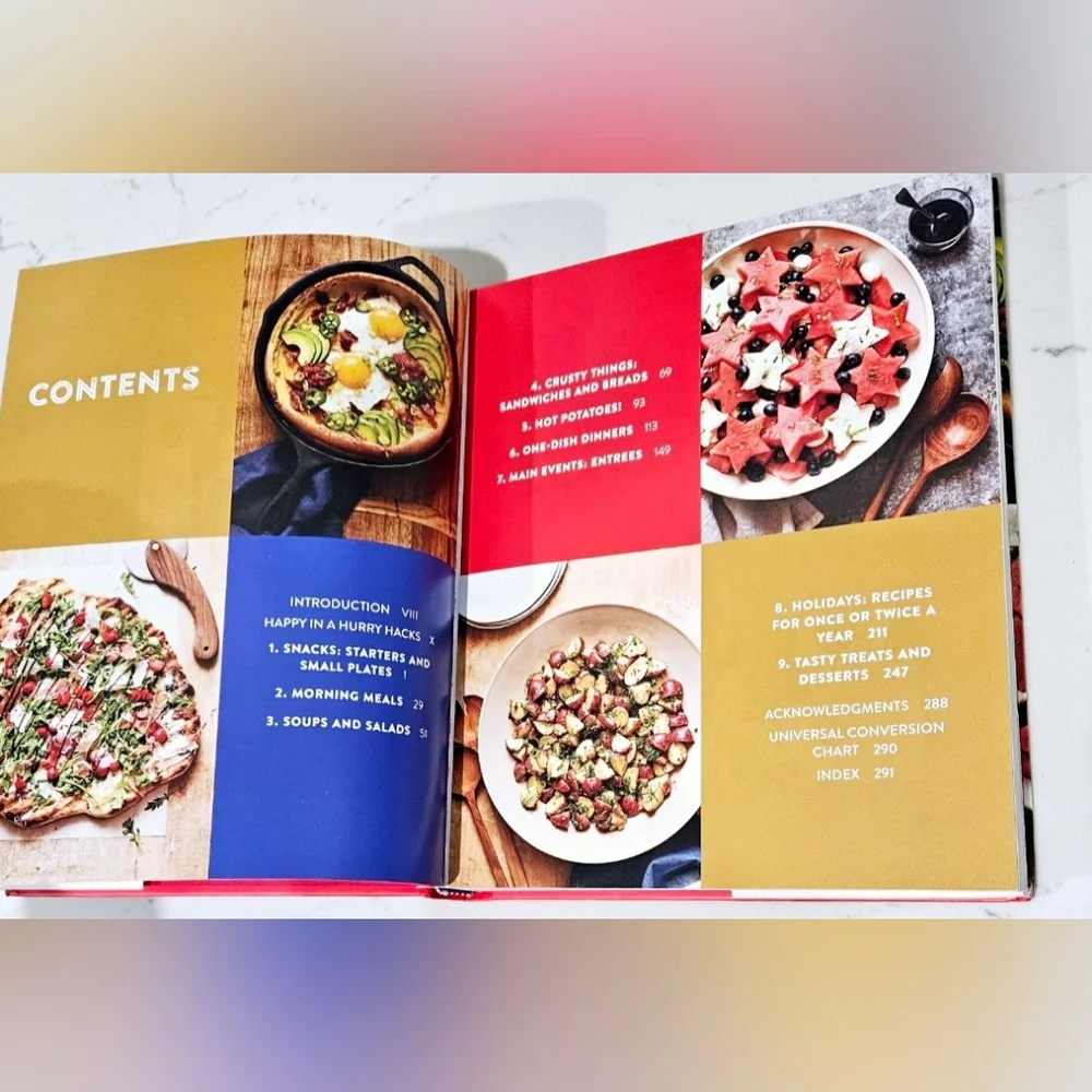 BOGO The Happy in a Hurry Cookbook by Steve and Kathy Doocy Harcover